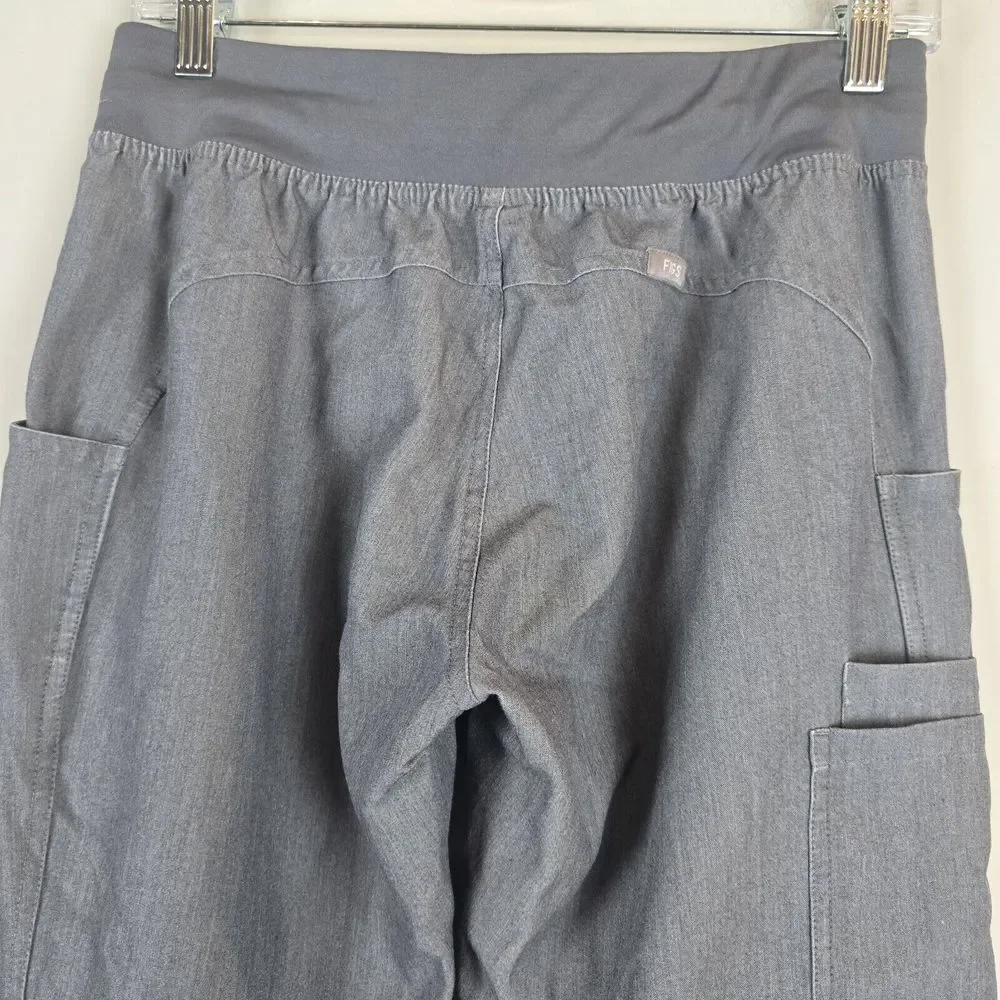 FIGS Pants Technical Collection‎ Kade Cargo Scrub Gray Womens XS/T .E132